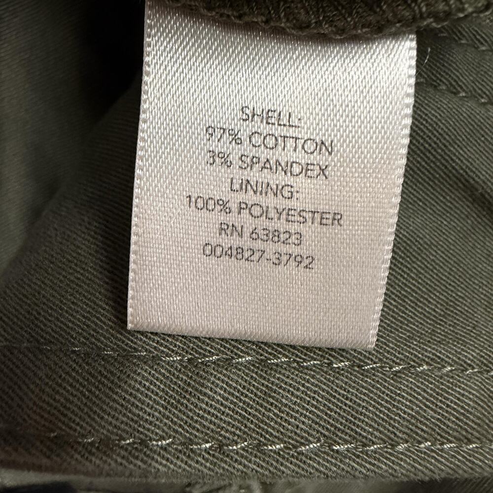 CJ Banks Skirt Women 24W Plus Green Lagenlook Gorpcore Y2K Utility Safari Twill - Picture 13 of 16